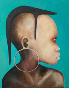 Grzegorz Józefaciuk „Murzynka”, akryl, 2025 r.